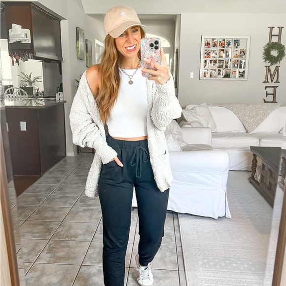 Adida Mini Logo Trefoil Black Minimalist Athletic Daily Cotton Baseball Cap Hat - Picture 6 of 6